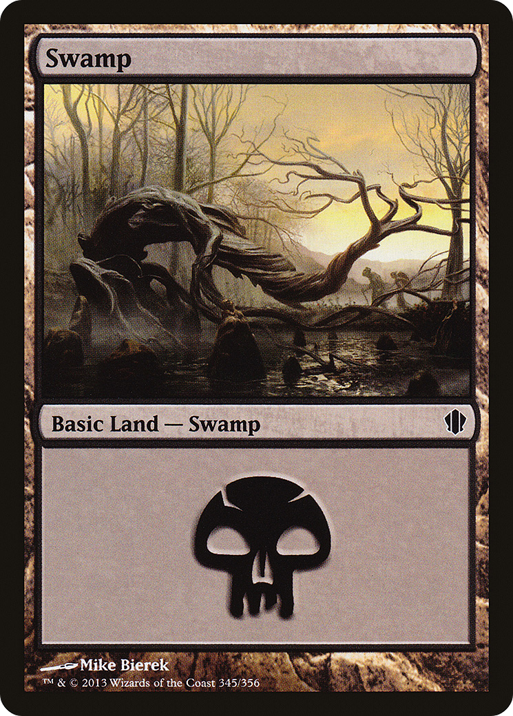 Swamp (345) [Commander 2013]-1