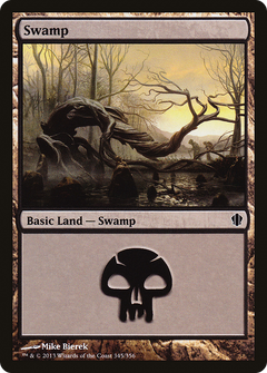 Swamp (345) [Commander 2013]-1