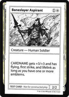 Baneslayer Aspirant (2021 Edition) [Mystery Booster Playtest Cards]-1