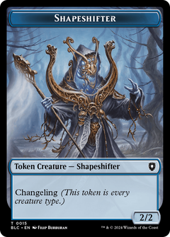 Shapeshifter (TBLC-015) - Bloomburrow Commander Tokens Foil-1
