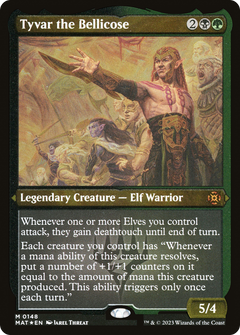 Tyvar the Bellicose (MAT-148) - March of the Machine: The Aftermath Etched Foil-1