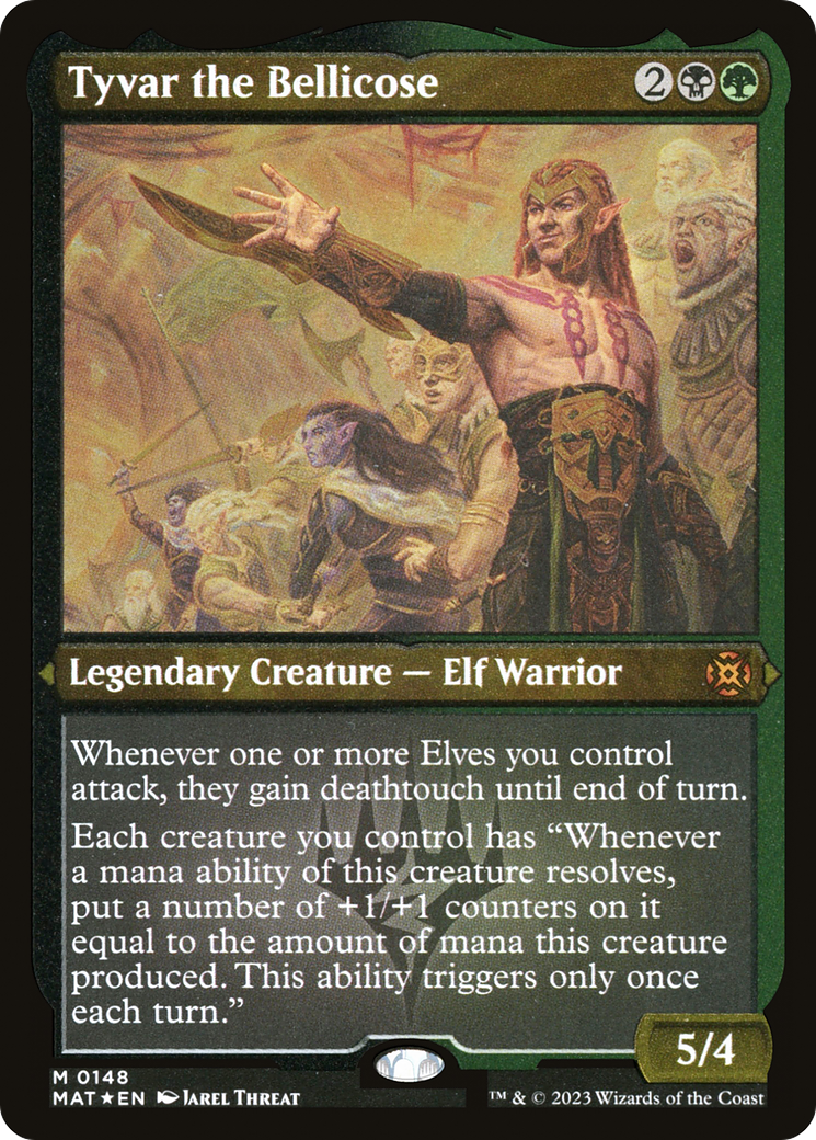 Tyvar the Bellicose (MAT-148) - March of the Machine: The Aftermath Etched Foil-1