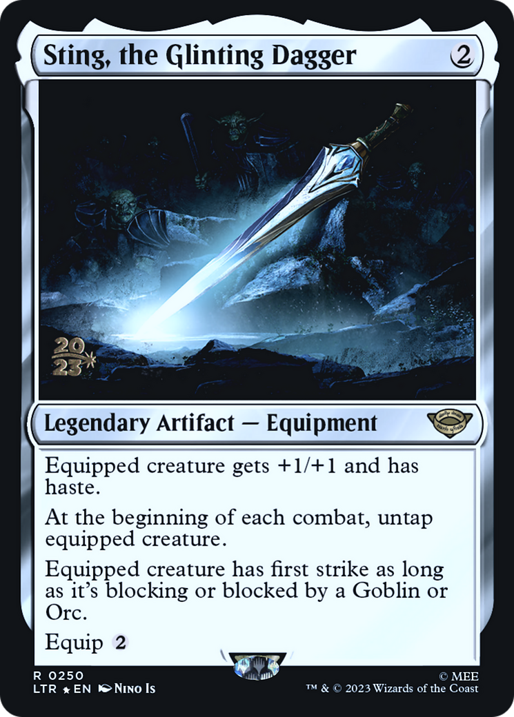Sting, the Glinting Dagger [The Lord of the Rings: Tales of Middle-Earth Prerelease Promos]-1