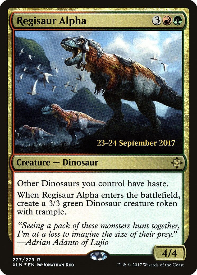 Regisaur Alpha [Ixalan Prerelease Promos]-1