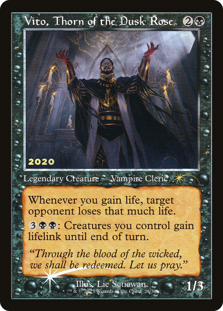 Vito, Thorn of the Dusk Rose (30A-P-028) - 30th Anniversary Play Promos Foil-1