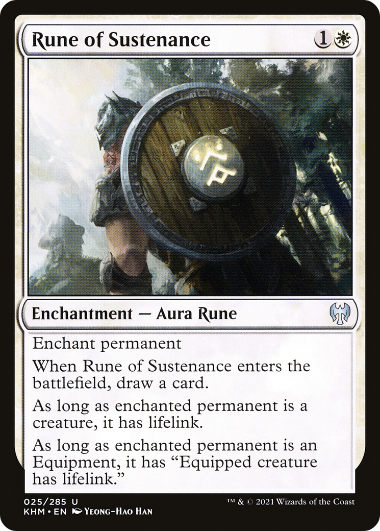 Rune of Sustenance [Kaldheim]-1