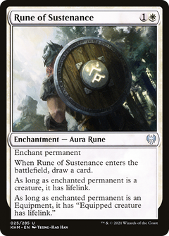 Rune of Sustenance [Kaldheim]-1