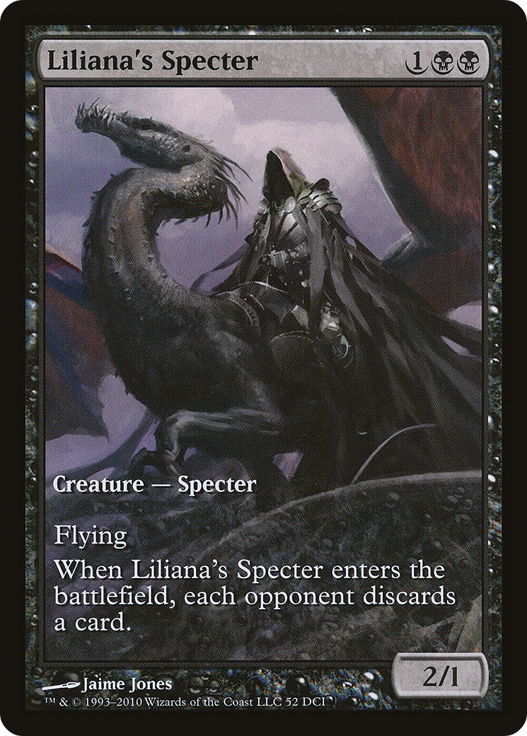 Liliana's Specter (Extended Art) [Magic 2011 Promos]-1