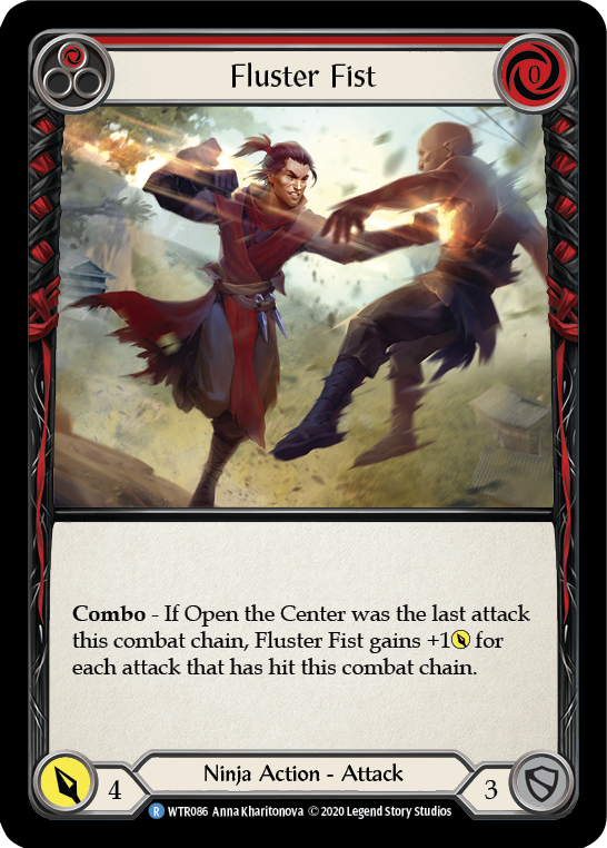 Fluster Fist (Red) [U-WTR086] (Welcome to Rathe Unlimited)  Unlimited Rainbow Foil-2
