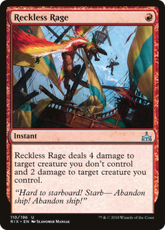 Reckless Rage [Rivals of Ixalan]-1