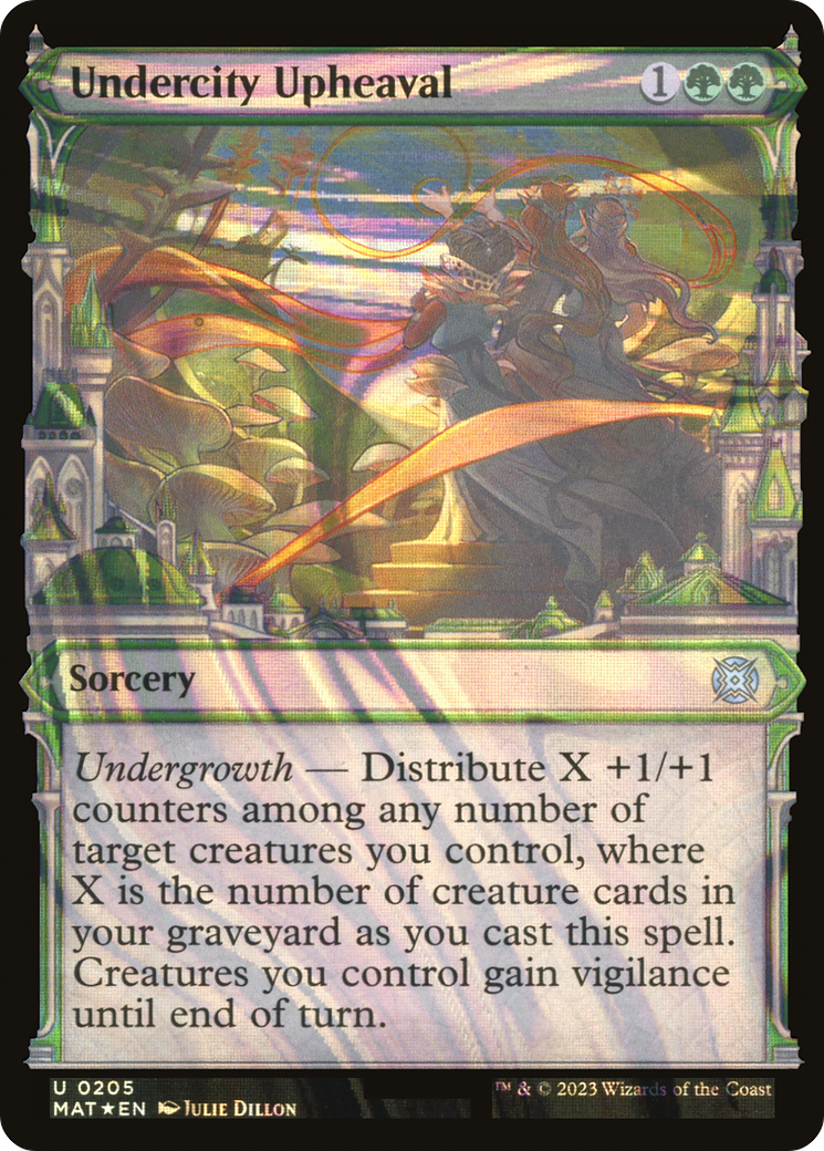 Undercity Upheaval (Halo Foil) (MAT-205) - March of the Machine: The Aftermath: (Showcase) Foil-1
