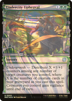 Undercity Upheaval (Halo Foil) (MAT-205) - March of the Machine: The Aftermath: (Showcase) Foil-1