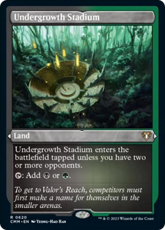 Undergrowth Stadium (Foil Etched) [Commander Masters]-1