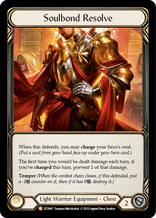 Soulbond Resolve [DTD047] (Dusk Till Dawn)  Cold Foil-1