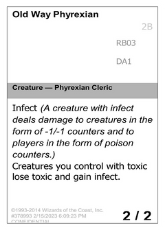 Old Way Phyrexian (UNK-RB03D) - Unknown Event-1
