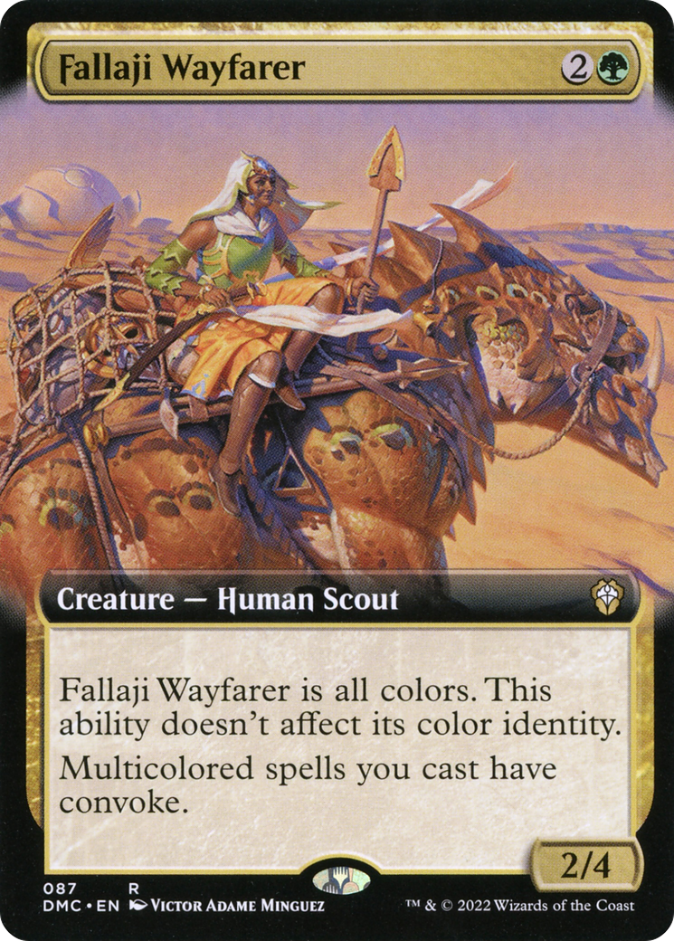 Fallaji Wayfarer (Extended Art) [Dominaria United Commander]-1