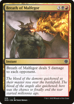 Breath of Malfegor [Starter Commander Decks]-1