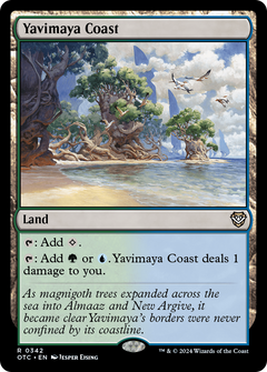 Yavimaya Coast (OTC-342) - Outlaws of Thunder Junction Commander-1