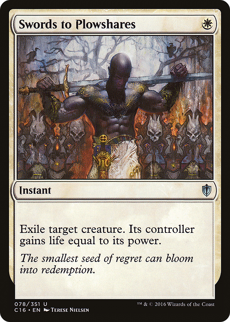 Swords to Plowshares [Commander 2016]-1