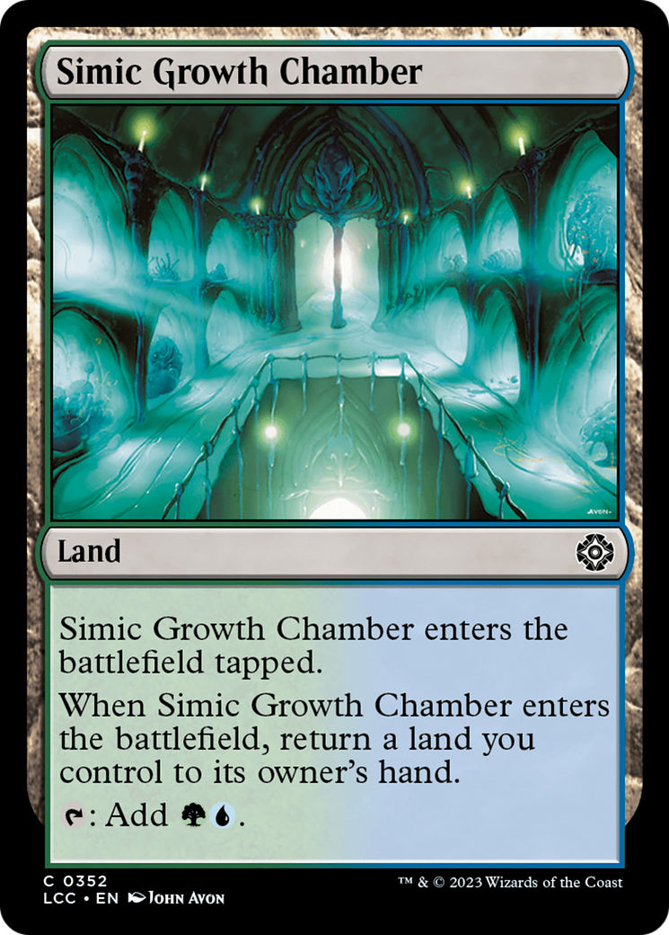 Simic Growth Chamber [The Lost Caverns of Ixalan Commander]-1