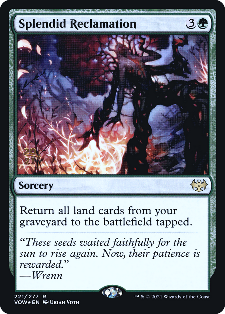 Splendid Reclamation [Innistrad: Crimson Vow Prerelease Promos]-1