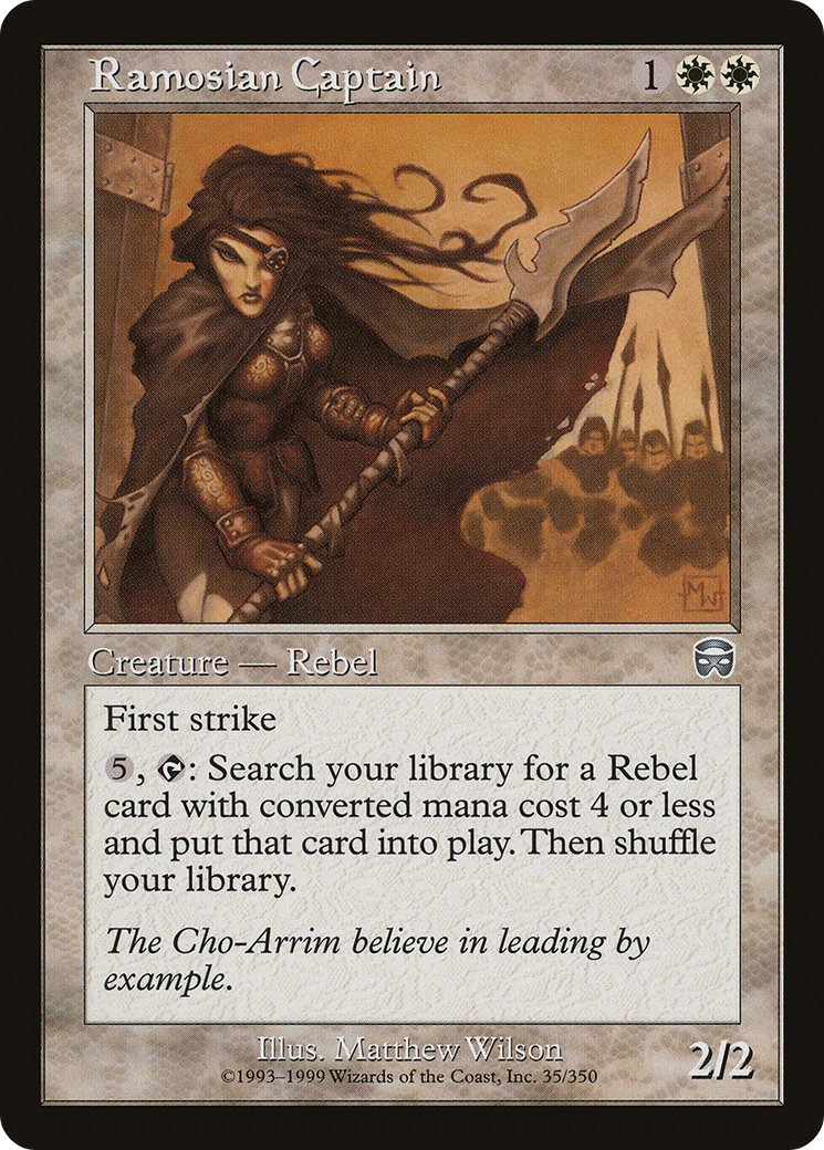 Ramosian Captain [Mercadian Masques]-1