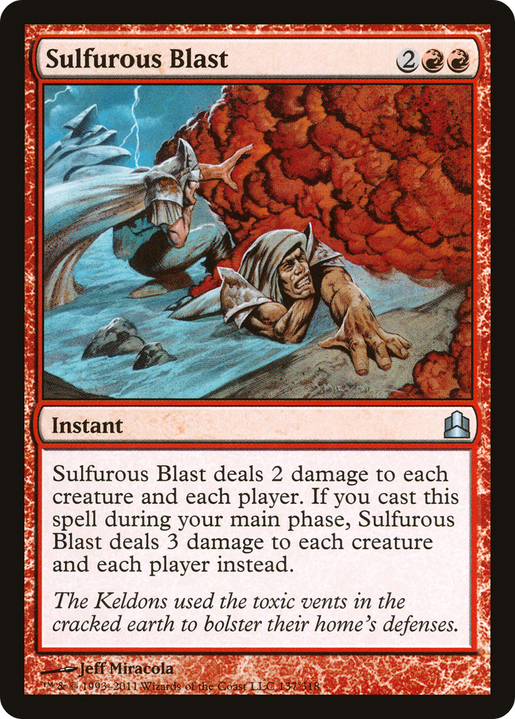 Sulfurous Blast [Commander 2011]-1