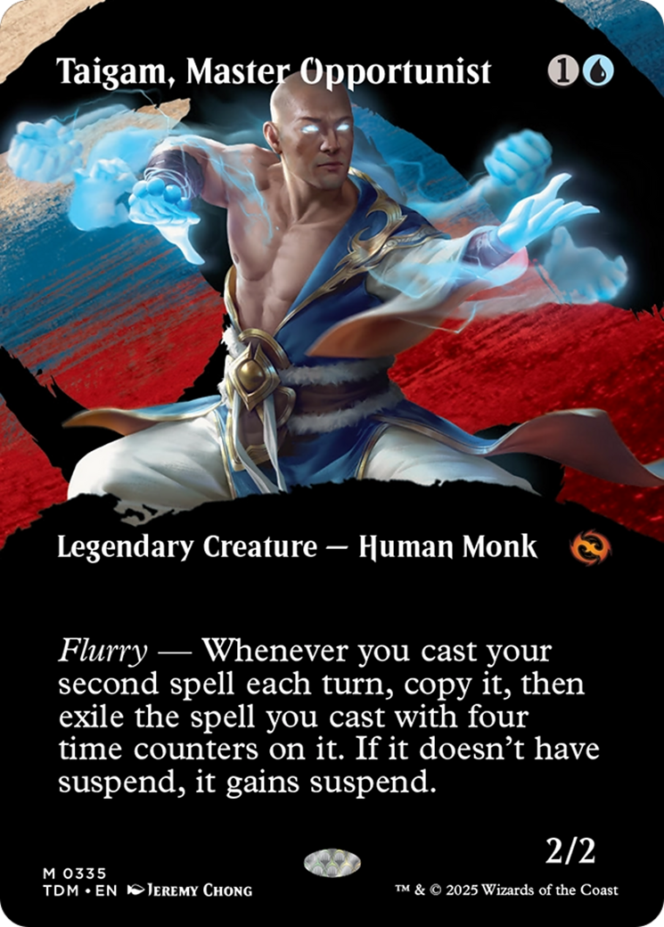 Taigam, Master Opportunist (Borderless) [Tarkir: Dragonstorm]-1