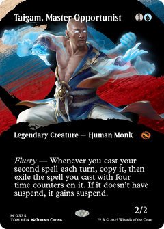 Taigam, Master Opportunist (Borderless) [Tarkir: Dragonstorm]-1