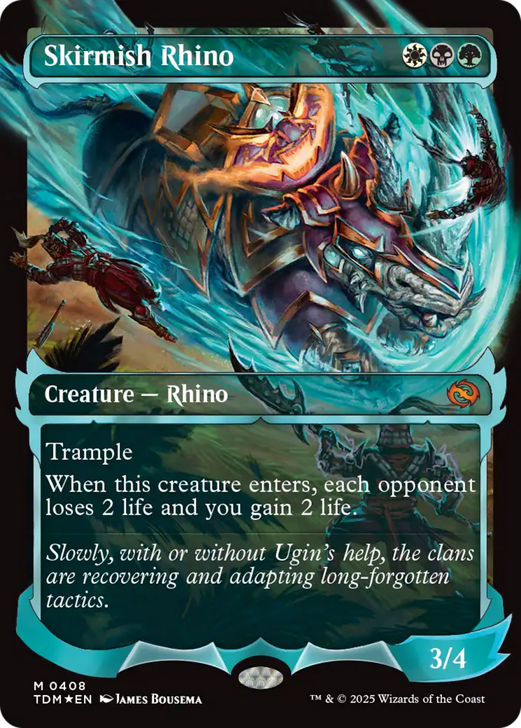Skirmish Rhino (0408) (Showcase) [Tarkir: Dragonstorm]-1