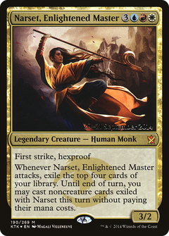 Narset, Enlightened Master [Khans of Tarkir Prerelease Promos]-1