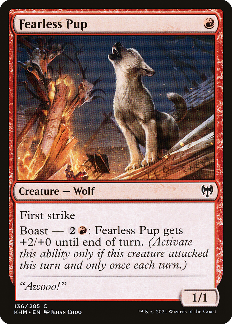 Fearless Pup [Kaldheim]-1
