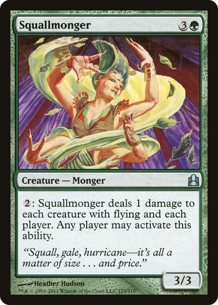 Squallmonger [Commander 2011]-1