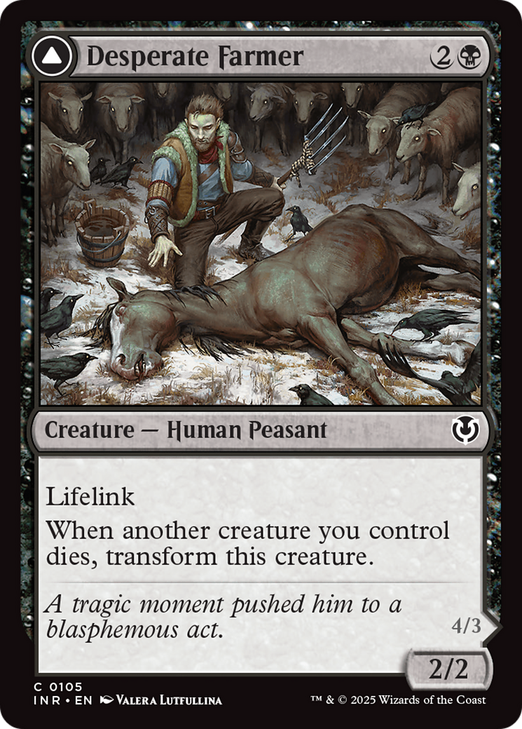 Desperate Farmer // Depraved Harvester [Innistrad Remastered]-3