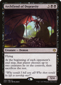 Archfiend of Depravity [Archenemy: Nicol Bolas]-1