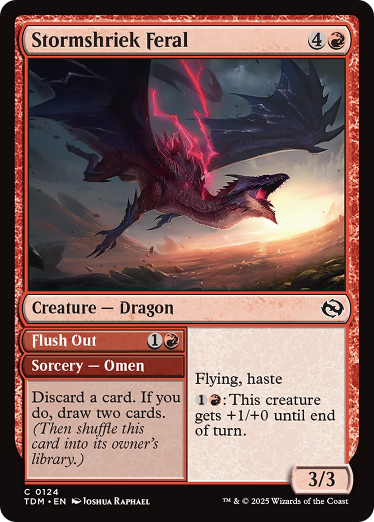 Stormshriek Feral [Tarkir: Dragonstorm]-1