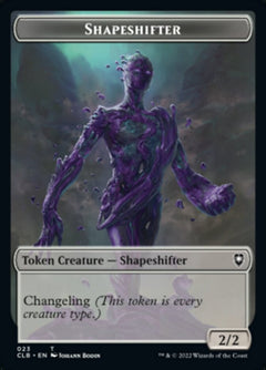 Kor Warrior // Shapeshifter (023) Double-Sided Token [Commander Legends: Battle for Baldur's Gate Tokens]-2