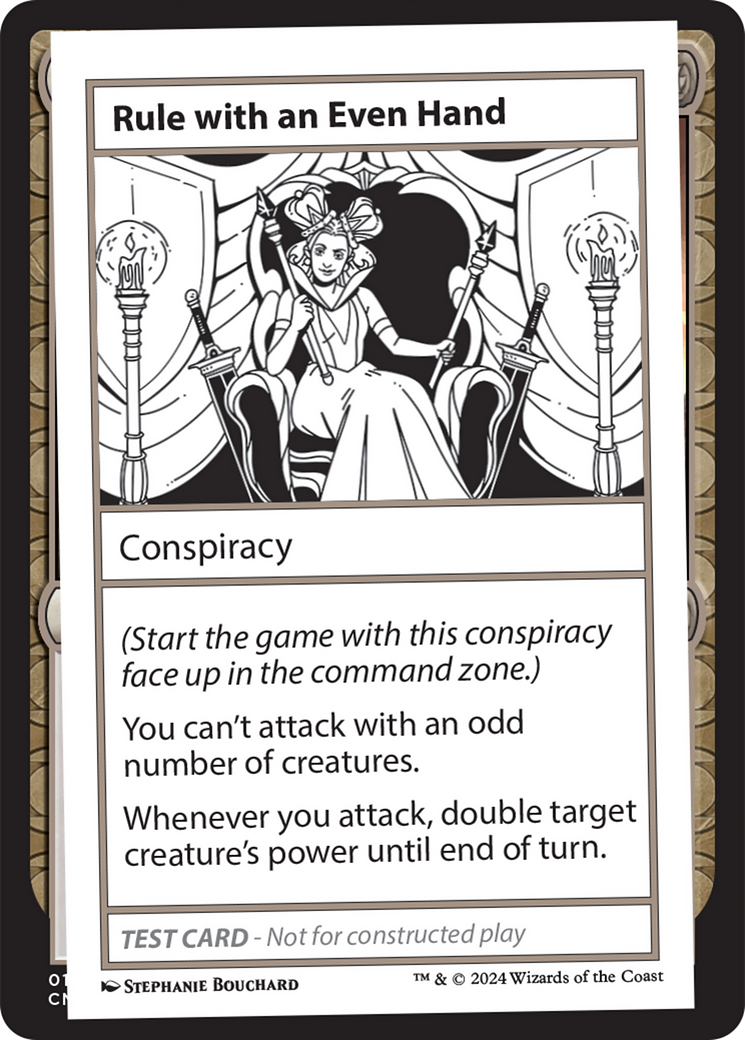 Rule with an Even Hand [Mystery Booster 2 Playtest Cards]-1