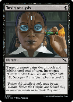Toxin Analysis (MKM-107) - Murders at Karlov Manor-1
