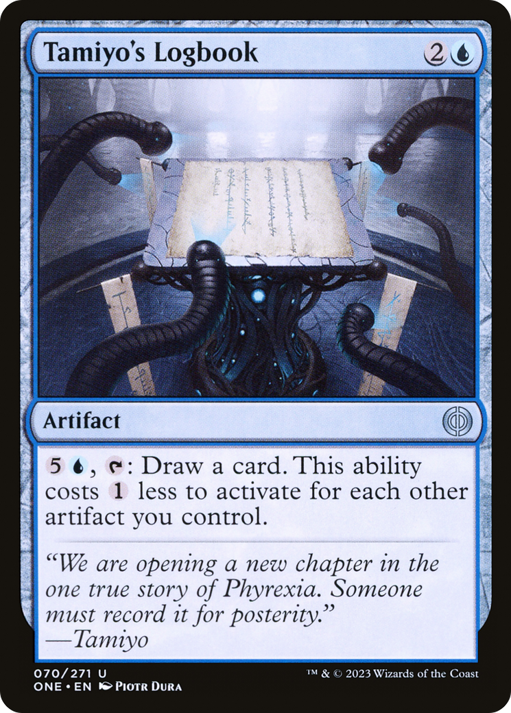 Tamiyo's Logbook [Phyrexia: All Will Be One]-1