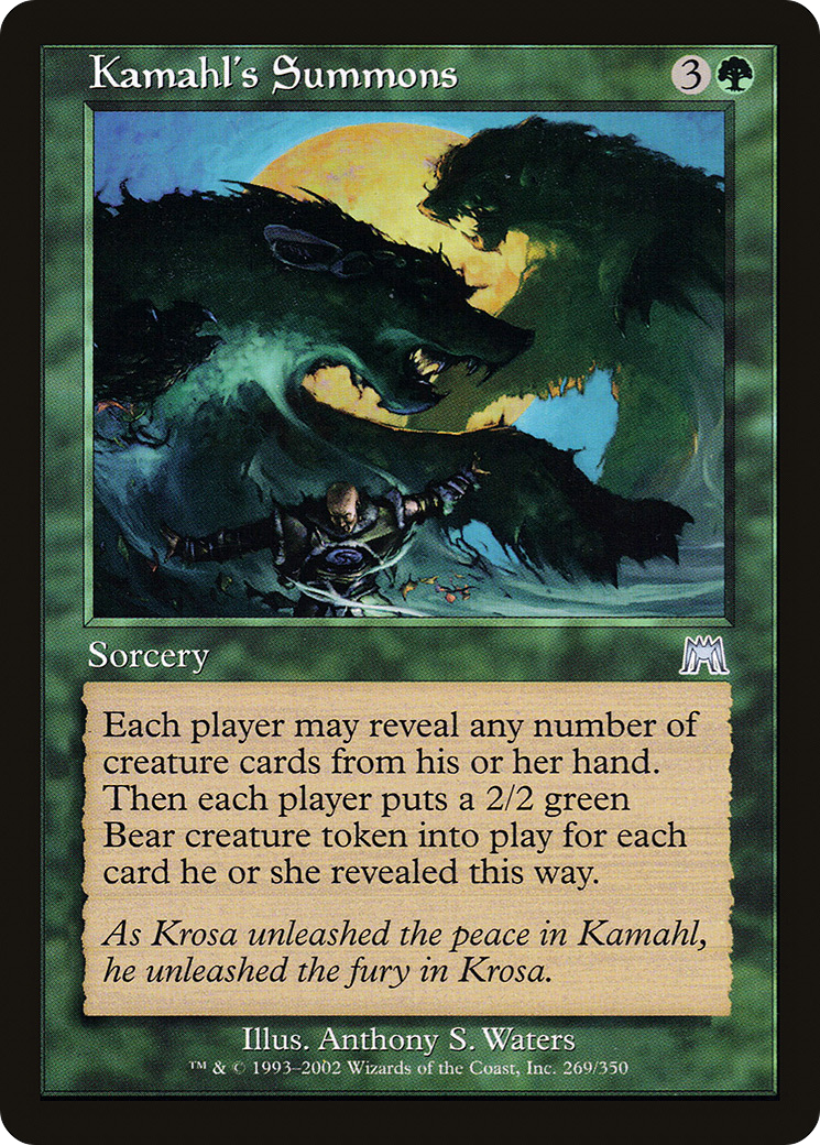 Kamahl's Summons [Onslaught]-1