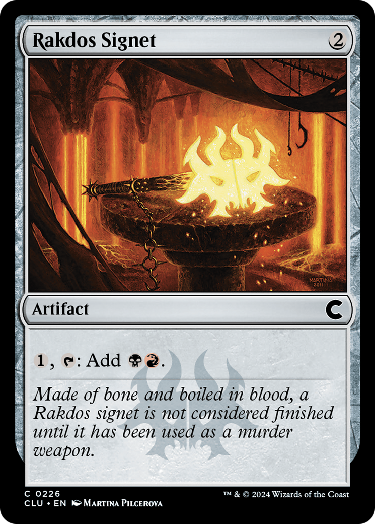 Rakdos Signet [Ravnica: Clue Edition]-1