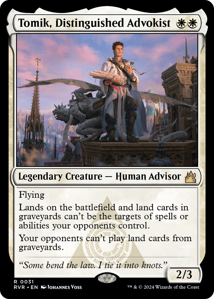 Tomik, Distinguished Advokist (RVR-031) - Ravnica Remastered-1