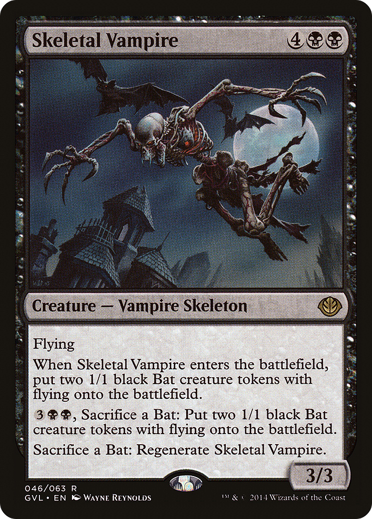 Skeletal Vampire (Garruk vs. Liliana) [Duel Decks Anthology]-1