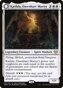 Katilda, Dawnhart Martyr // Katilda's Rising Dawn [Innistrad: Crimson Vow]-3