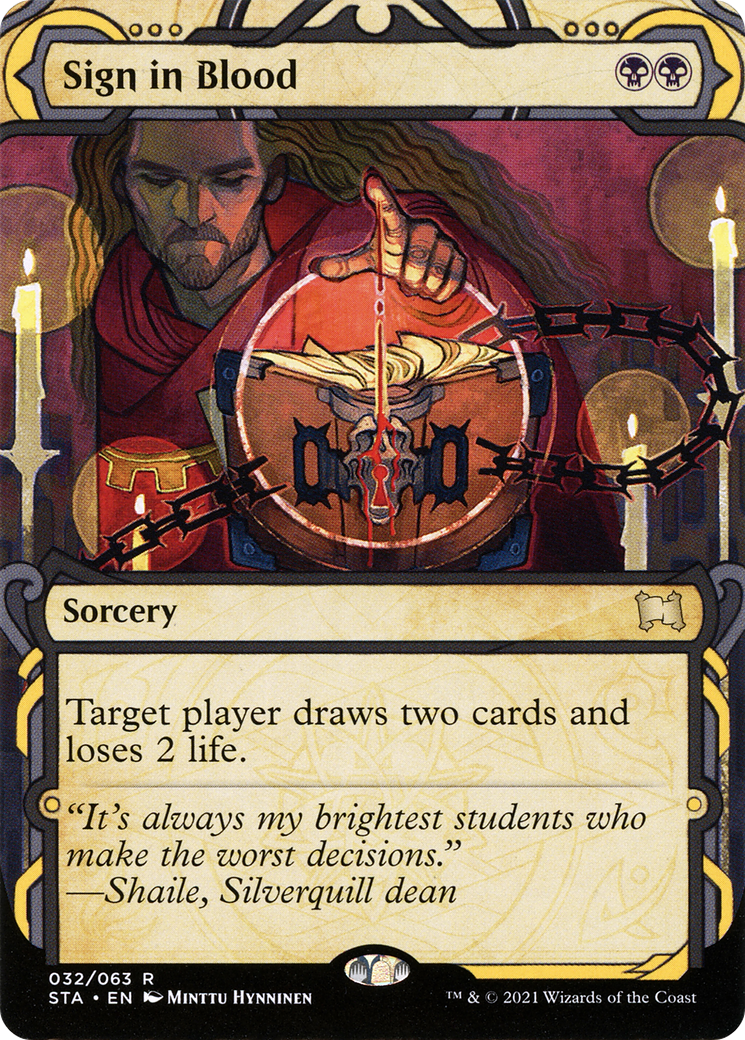 Sign in Blood [Strixhaven: School of Mages Mystical Archive]-1