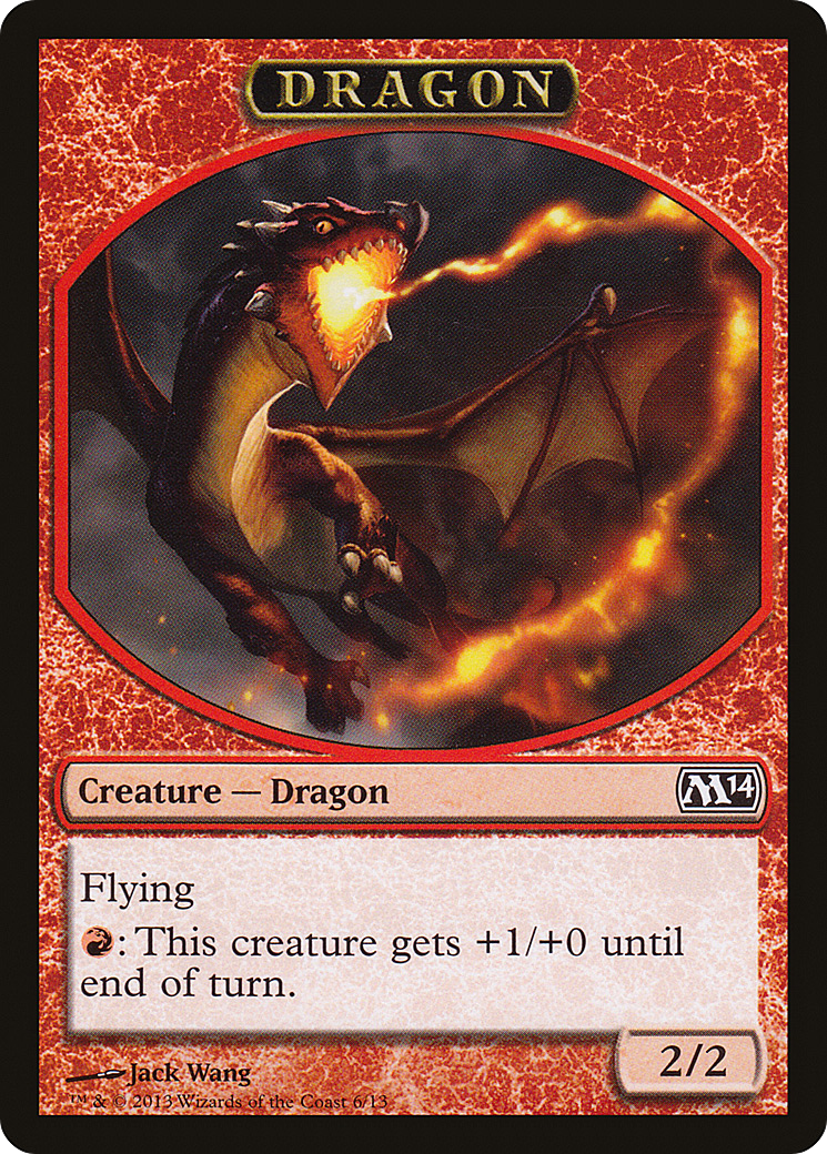 Dragon Token [Magic 2014 Tokens]-1