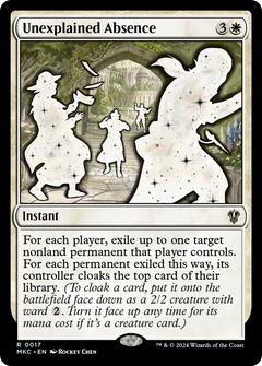 Unexplained Absence [Murders at Karlov Manor Commander]-1