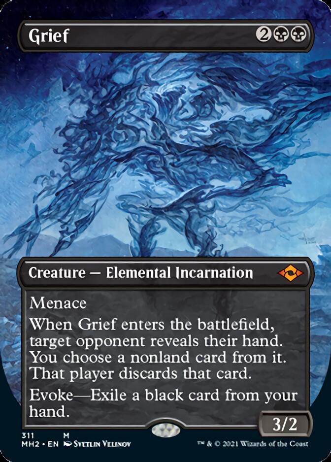 Grief (Borderless Alternate Art) [Modern Horizons 2]-1