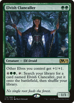 Elvish Clancaller (Promo Pack) [Core Set 2019 Promos]-1